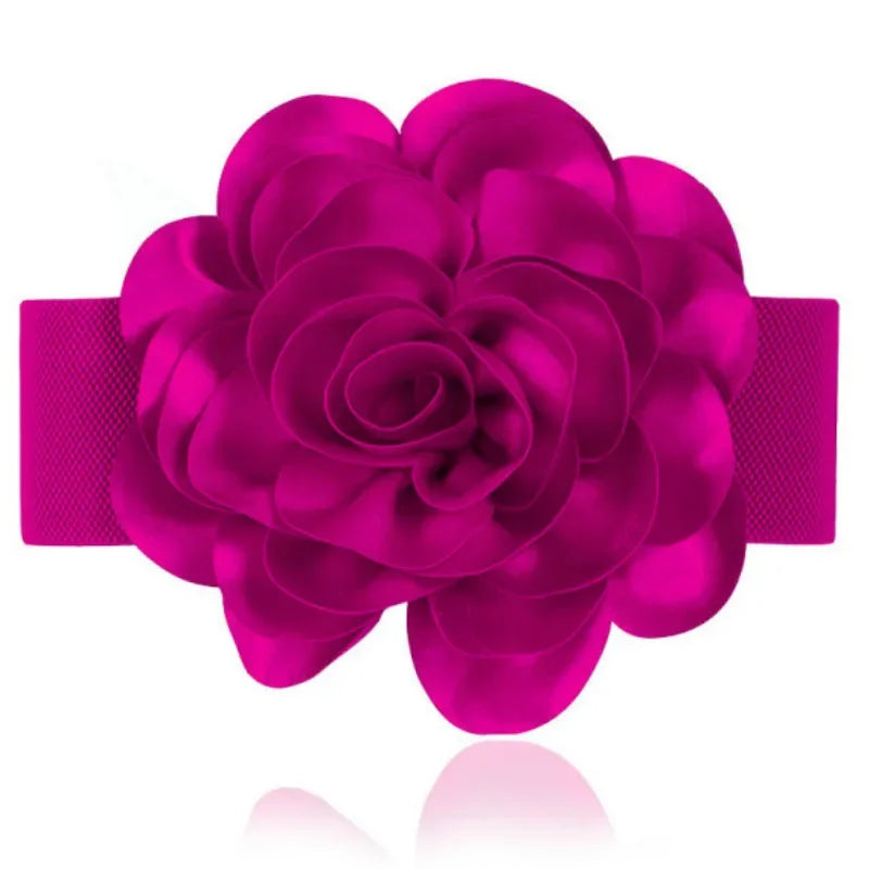 Big Flower Elastic Belt