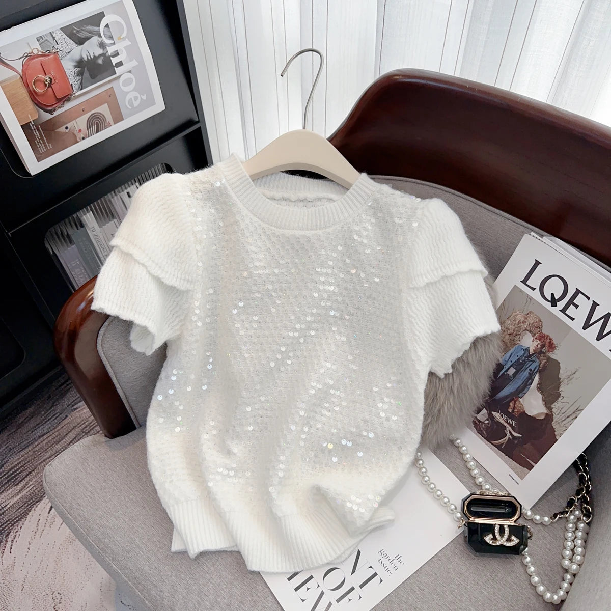 Sequin Pullovers Sweater