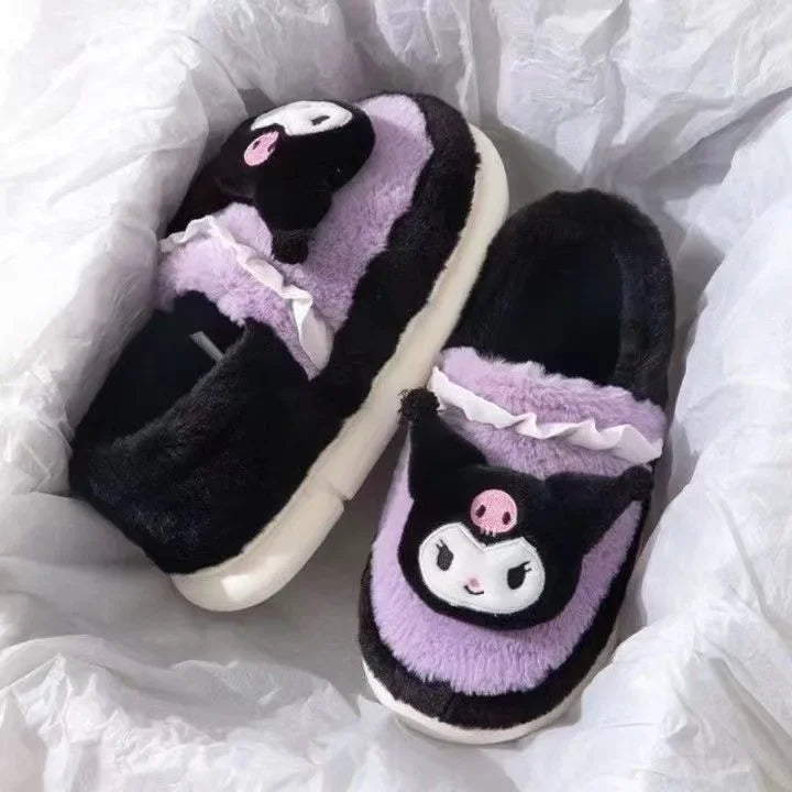 Sanrio  Hello Kitty and Friends Kuromi Cotton Slippers