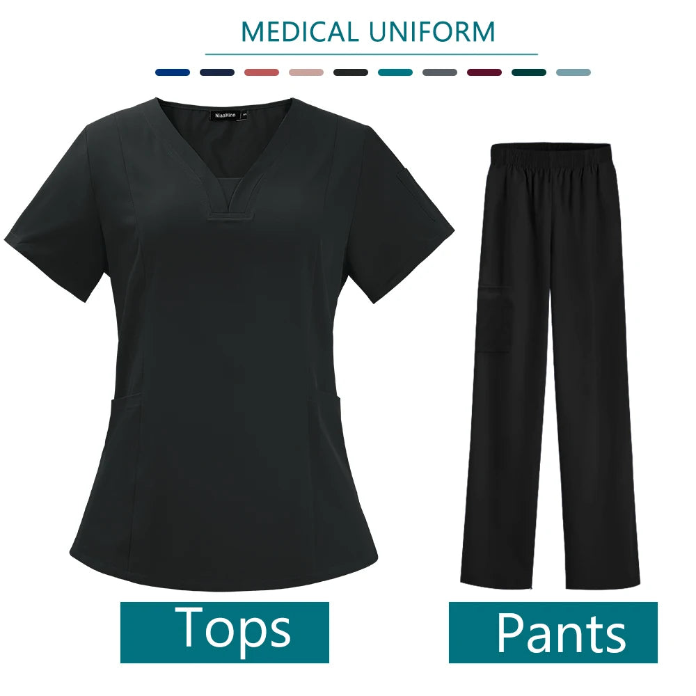 V Neck Scrubs Sets