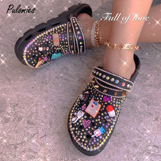 Medical Bling Clogs With Charms