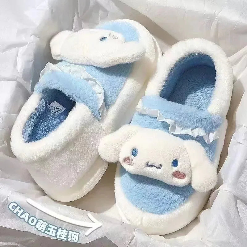 Sanrio  Hello Kitty and Friends Kuromi Cotton Slippers