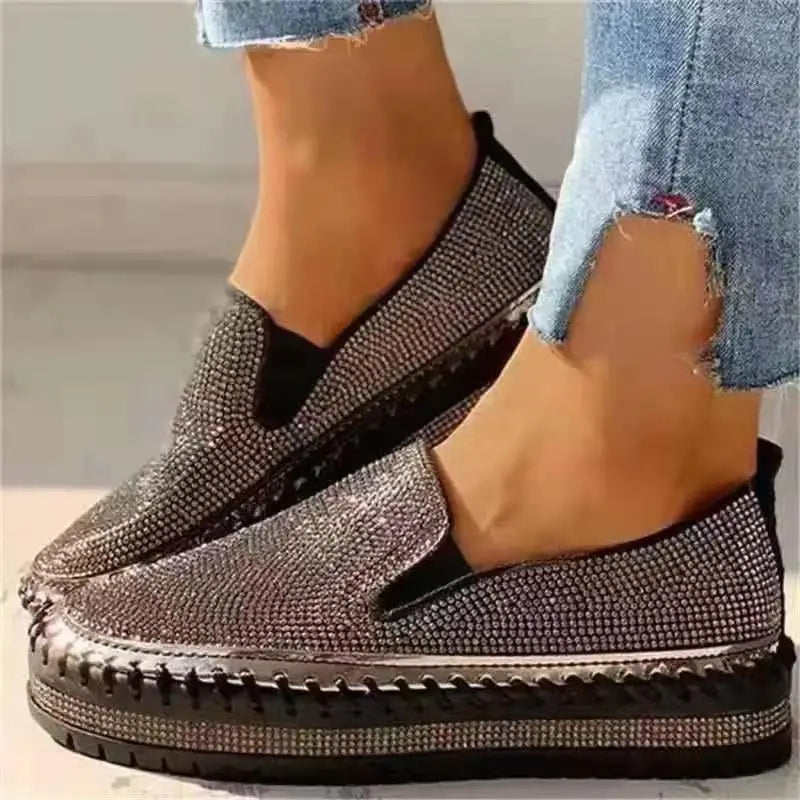 Rhinestone Loafers