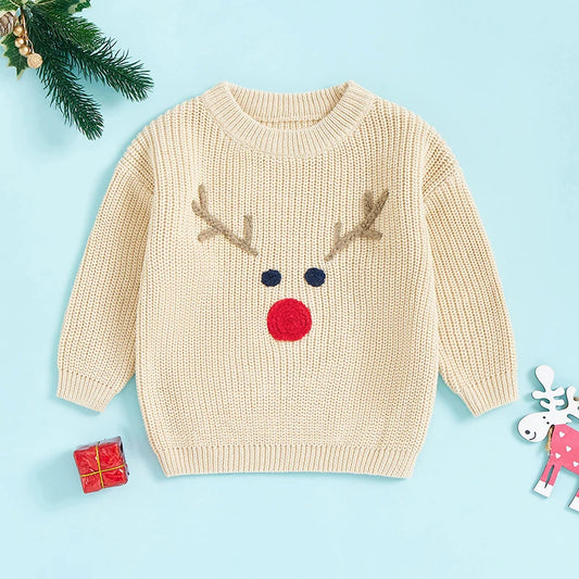 Christmas Sweater Reindeer Pattern