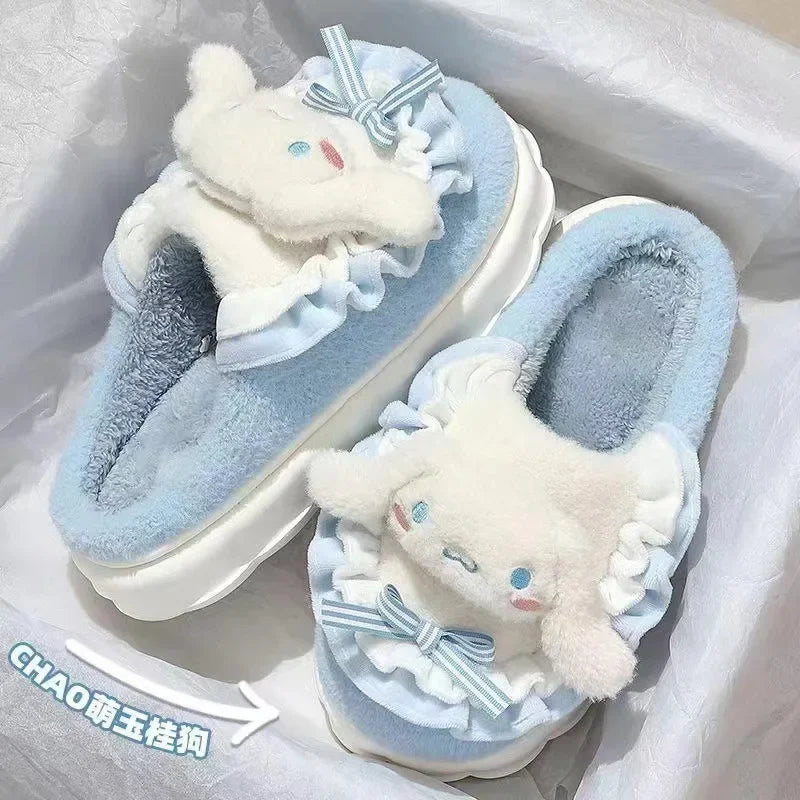 Sanrio  Hello Kitty and Friends Kuromi Cotton Slippers