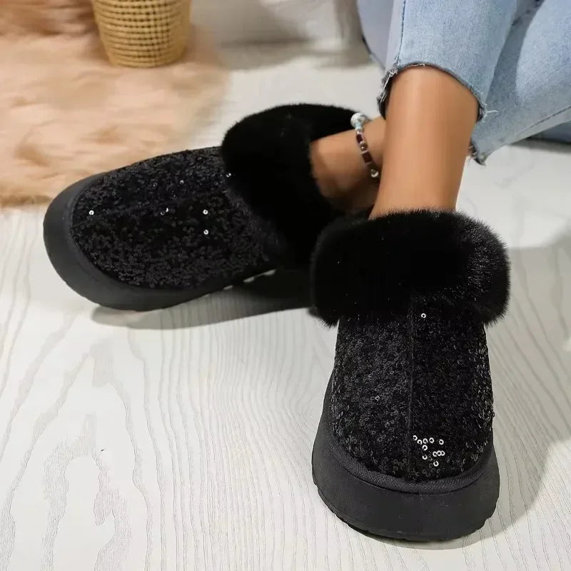 Bling fur Slippers