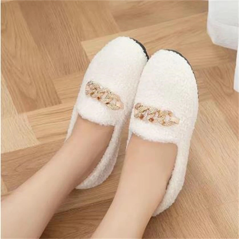 2024 Designer Luxury Lambswool Loafers