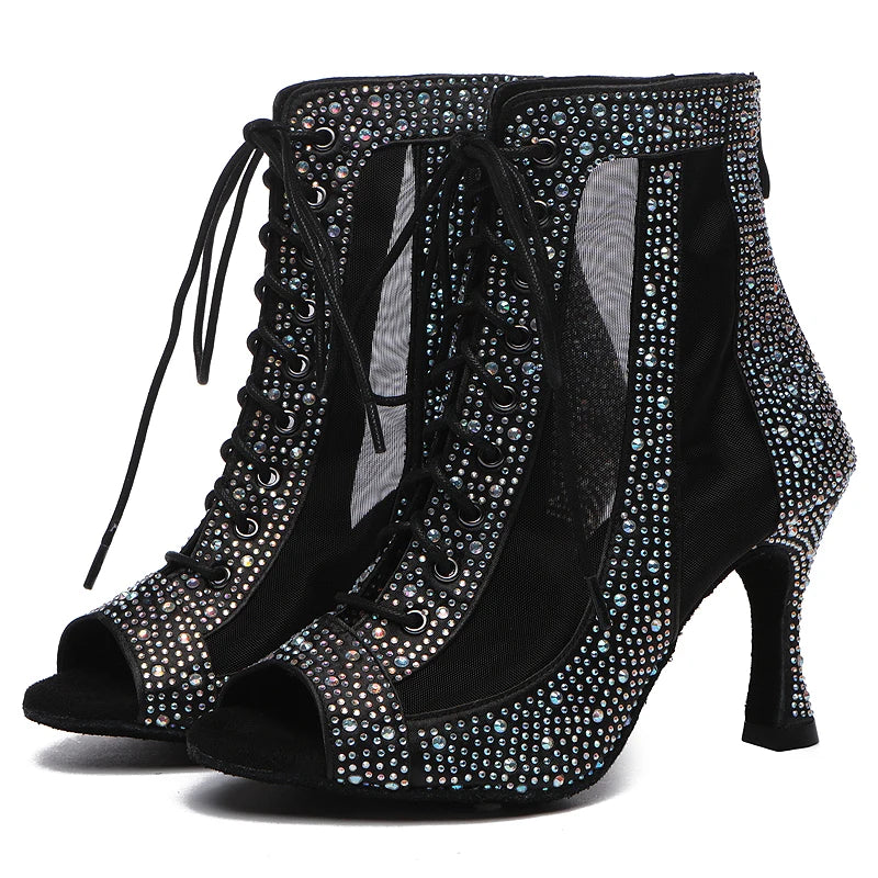 Rhinestone Dance Boot