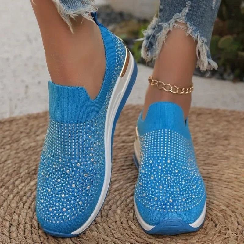 Mesh Bling Comfortable Sneakers