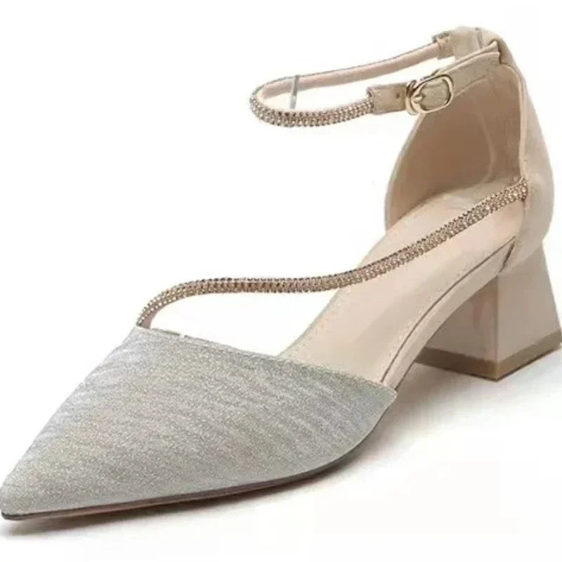 Shiny Crystal High Heels Pumps