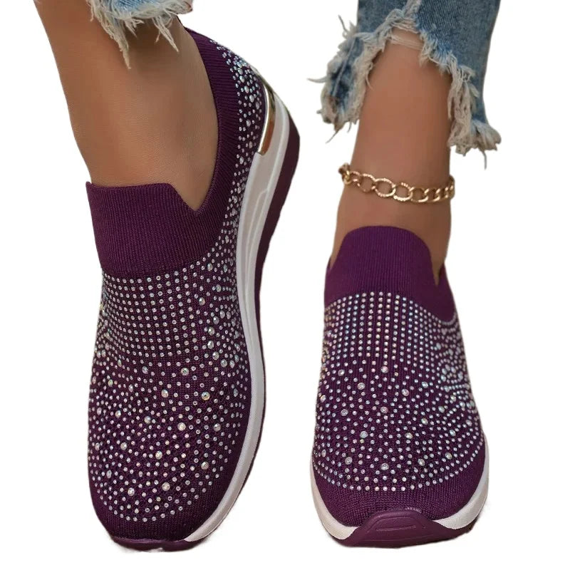 Mesh Bling Comfortable Sneakers