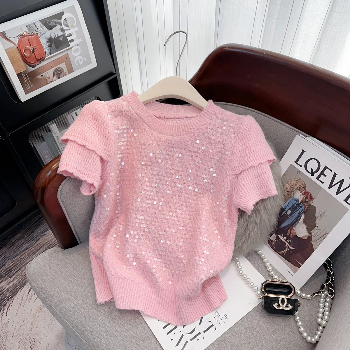 Sequin Pullovers Sweater