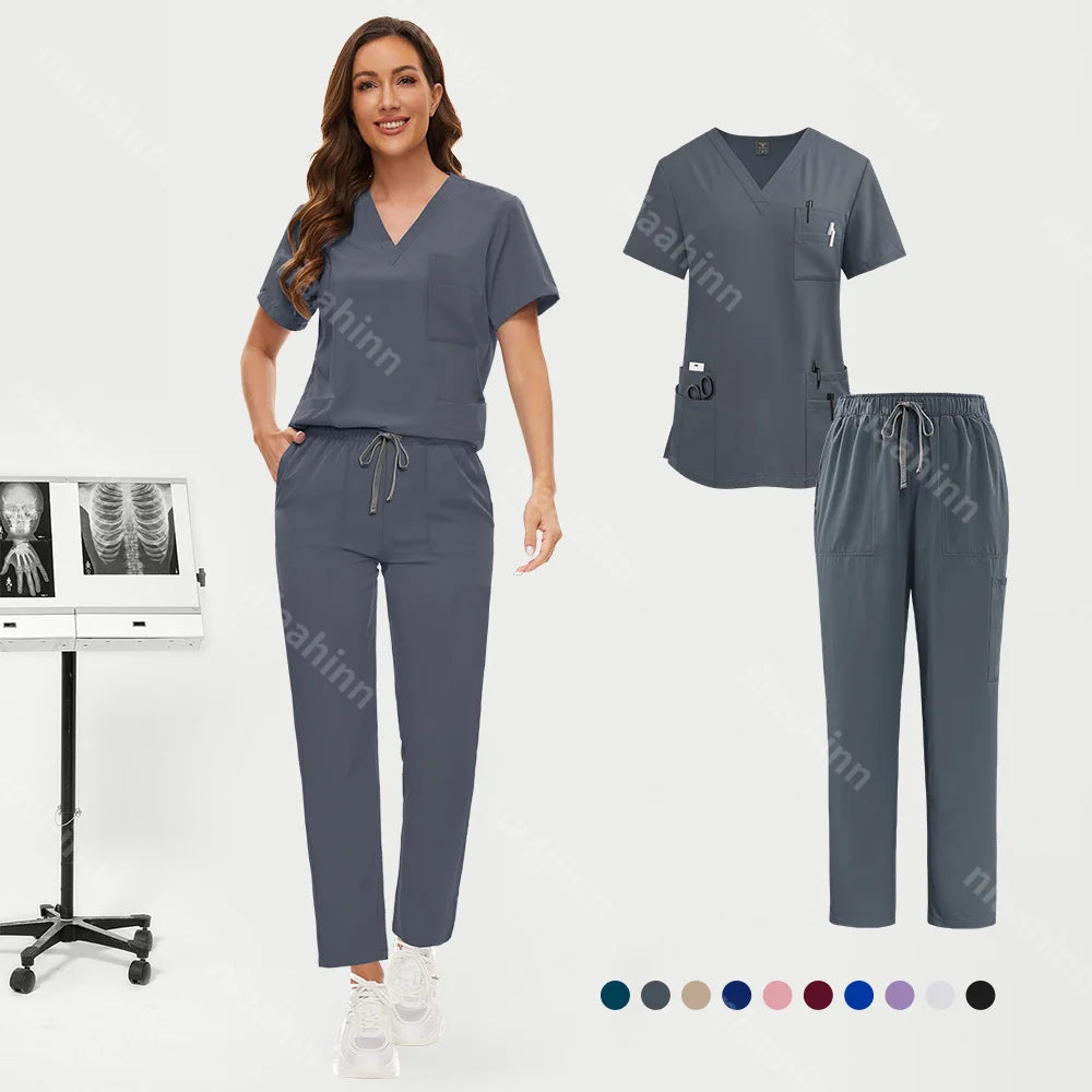 Women Anti Wrinkle Washable Soft Hospital Uniform