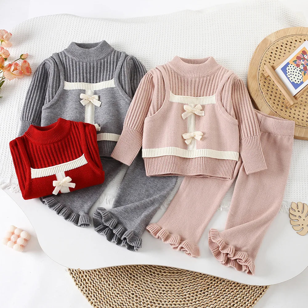 Girls Knit Sets