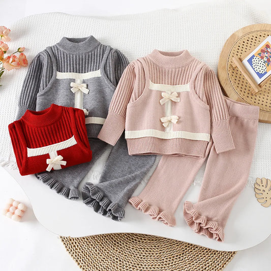 Girls Knit Sets
