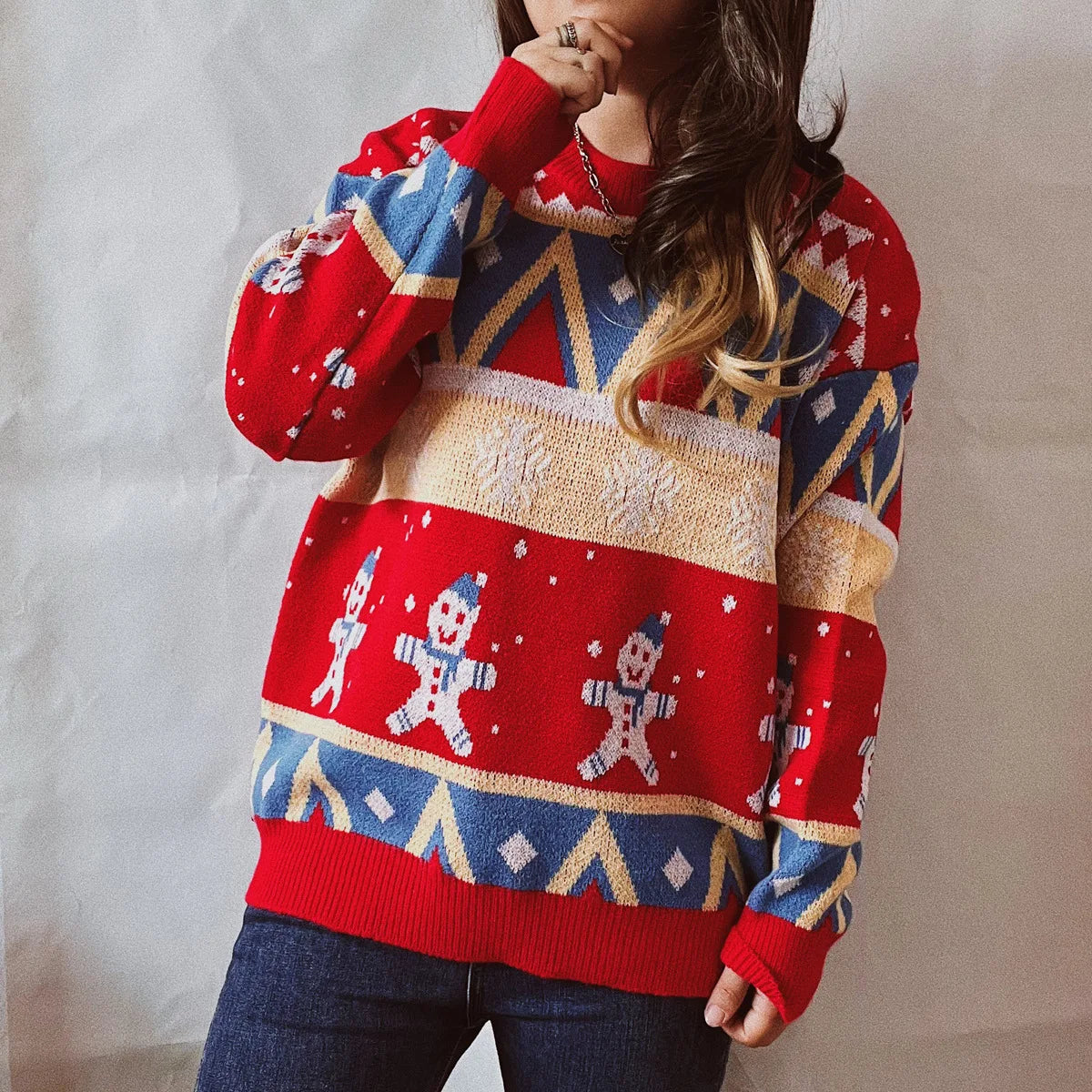 Dancing Snowmen Christmas Sweater