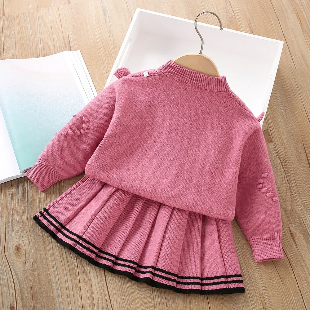 Girls Woolen Jersey Clothing Sets