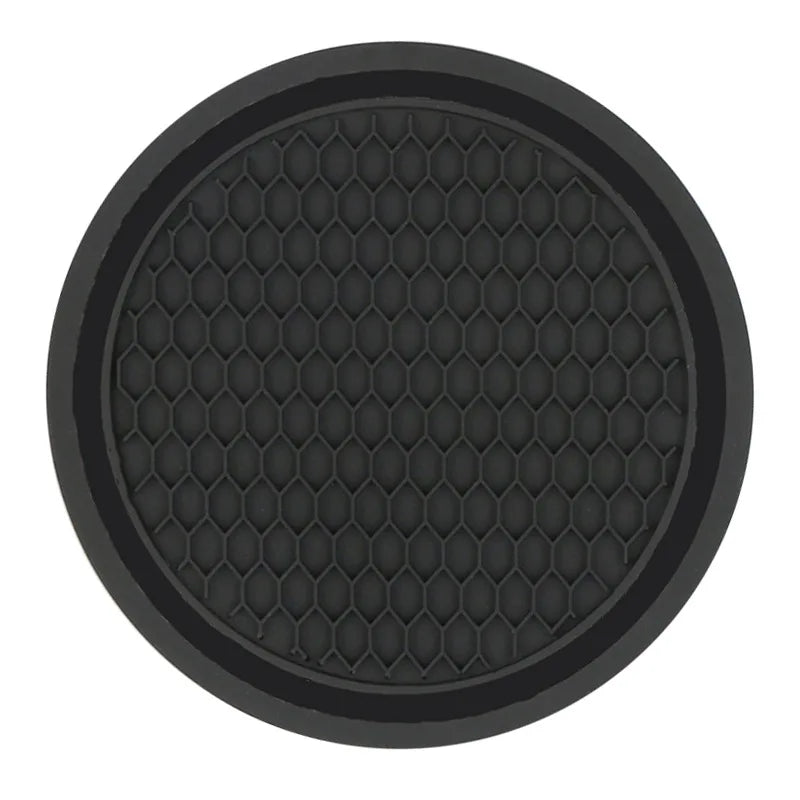 Car Non-slip Water Cup Pad with a Single Row of Bling