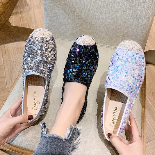 Sequin Espadrilla