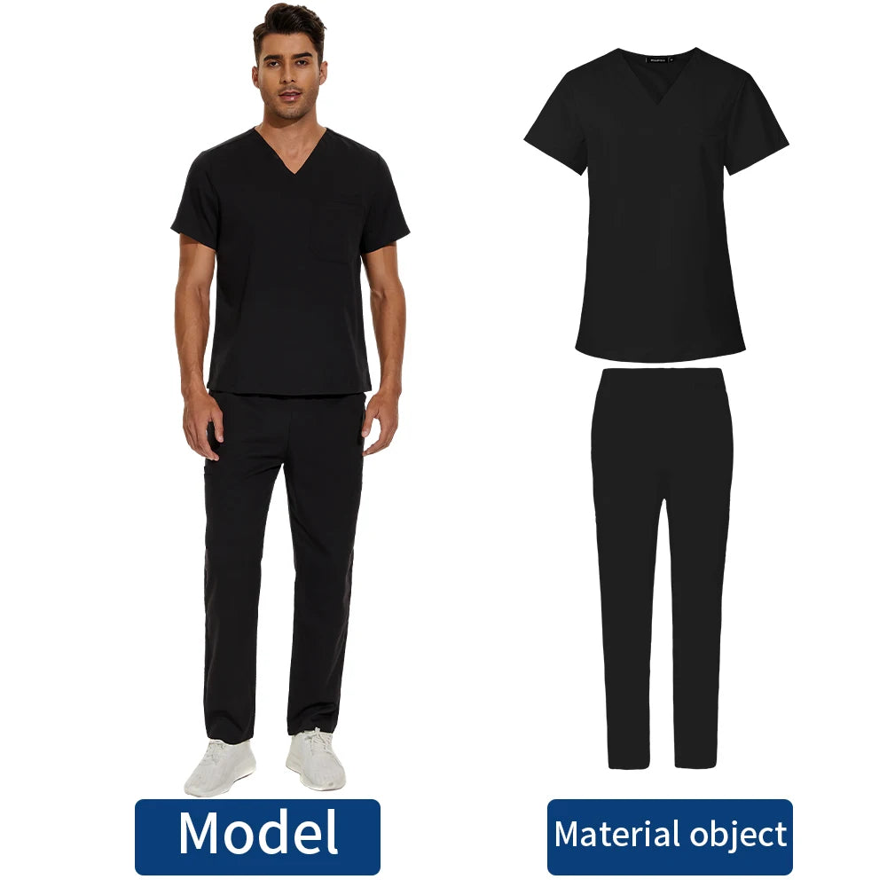 Men's Scrubs Medical Uniform