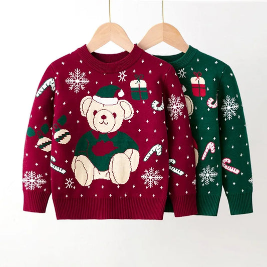 Christmas Bear Sweater Knitwear Pullover