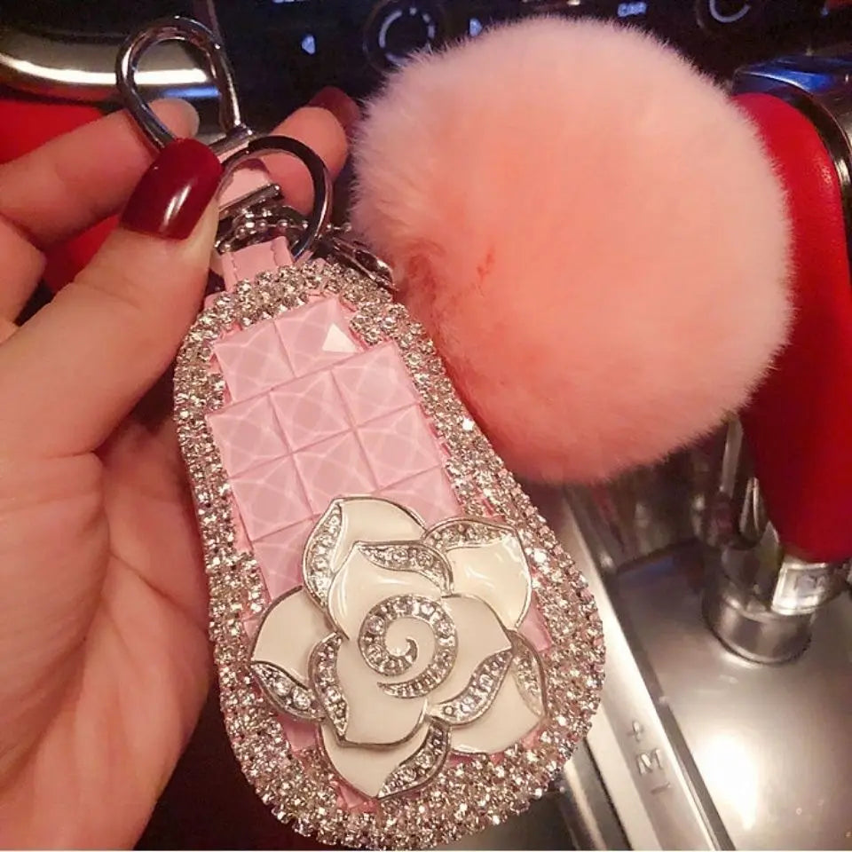 Universal Rhinestone Car Key Bag