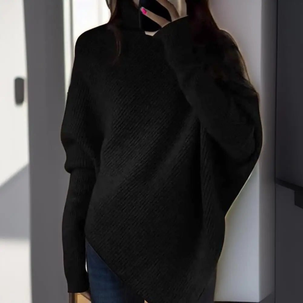 Turtleneck V Sweater