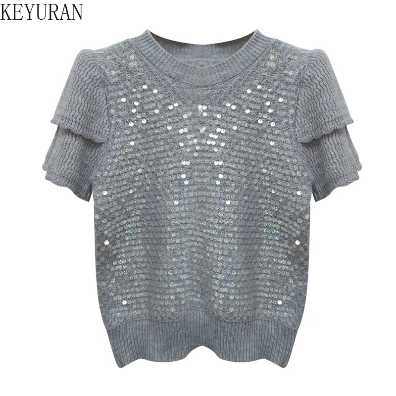 Sequin Pullovers Sweater
