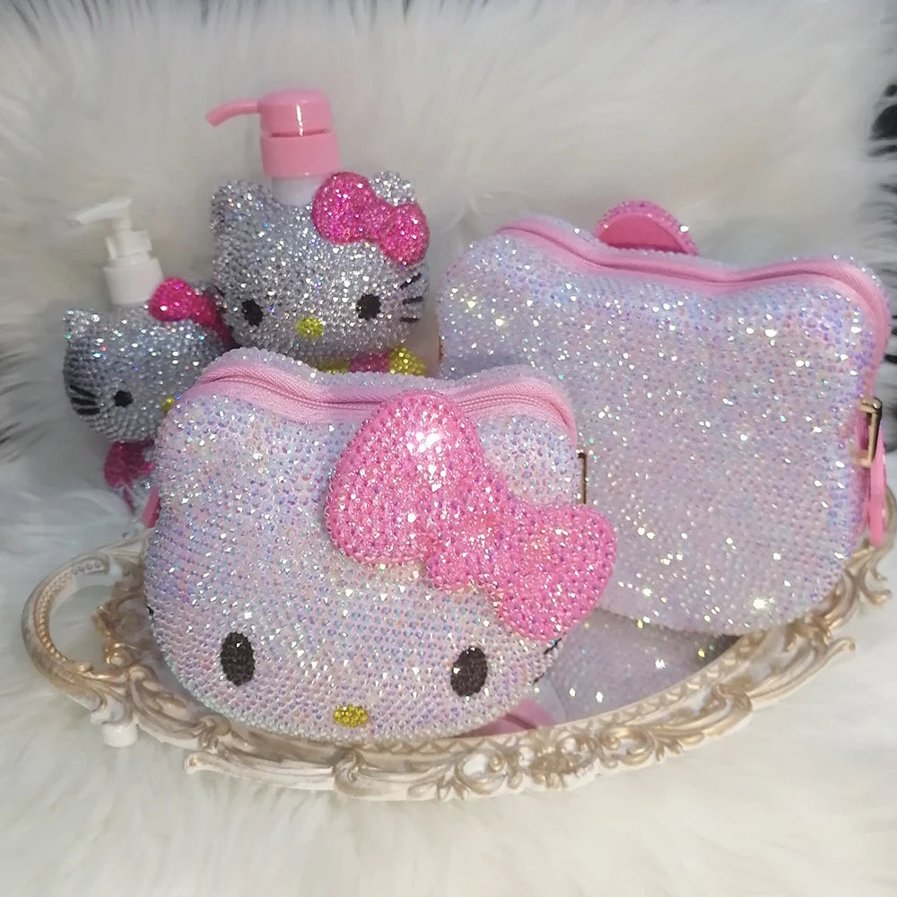 Rhinestones Hello Kitty Bag