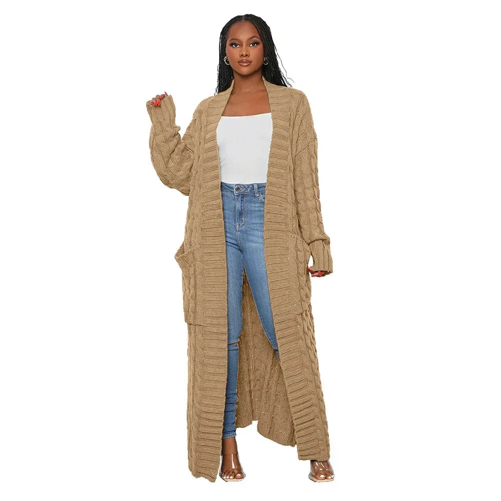 Kintted Cardigan Long Jacket