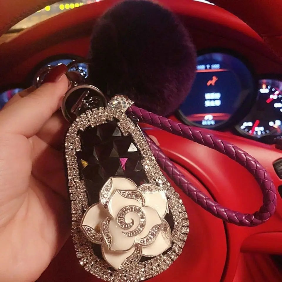 Universal Rhinestone Car Key Bag