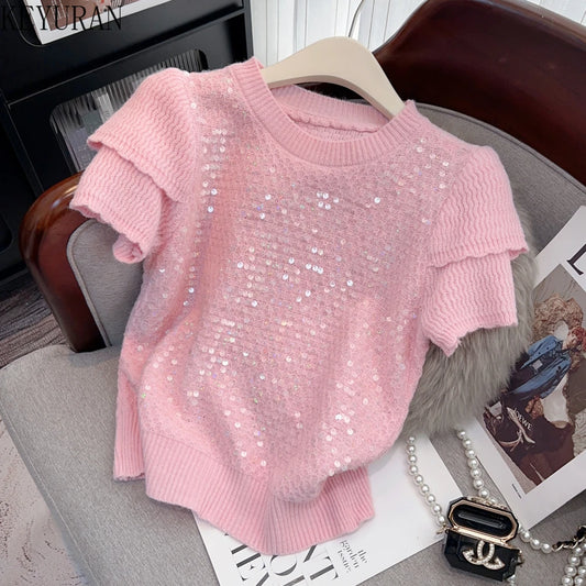 Sequin Pullovers Sweater
