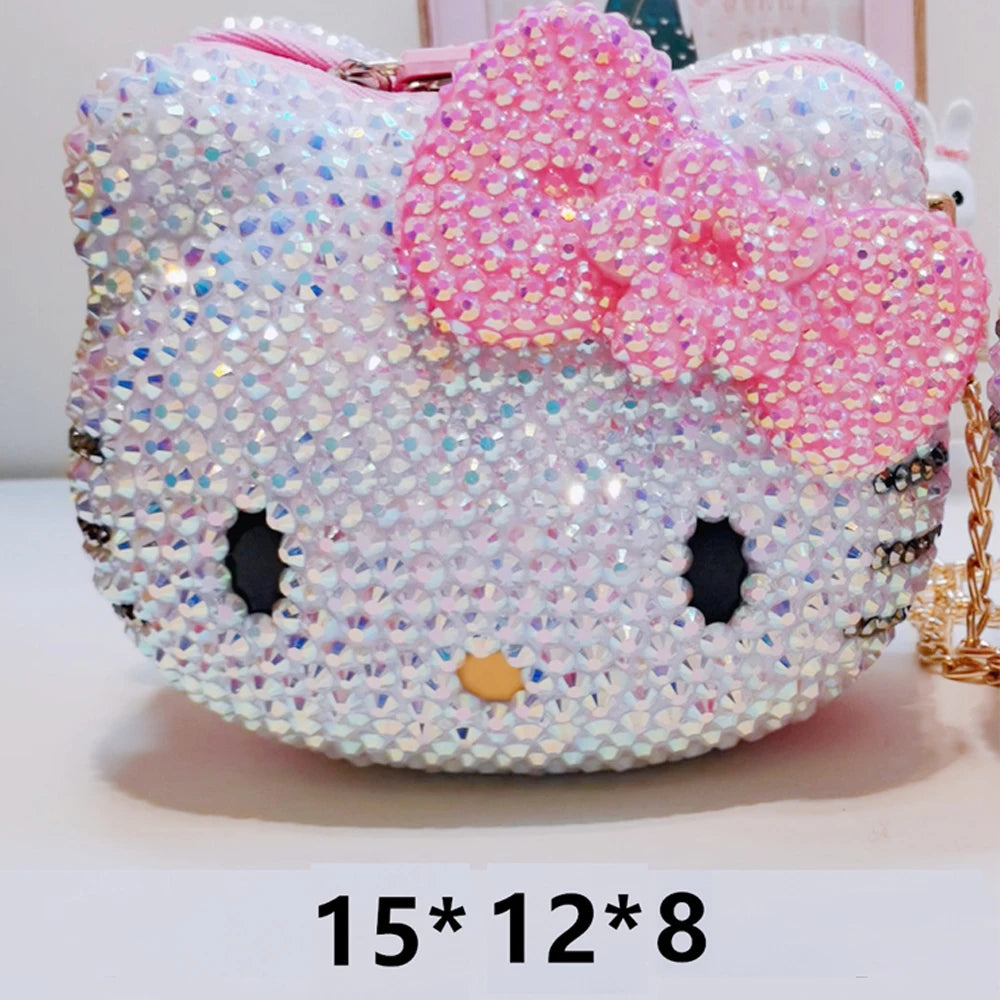 Rhinestones Hello Kitty Bag