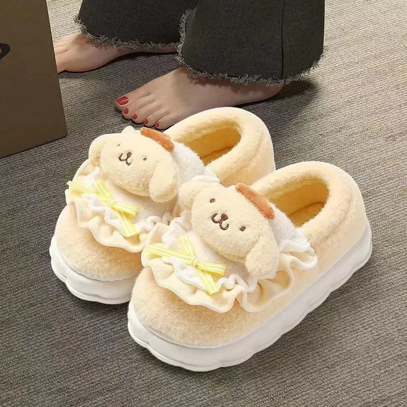 Sanrio  Hello Kitty and Friends Kuromi Cotton Slippers