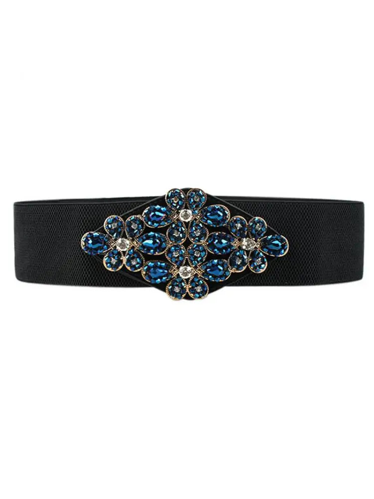 Crystal Plus Size Elastic Belt