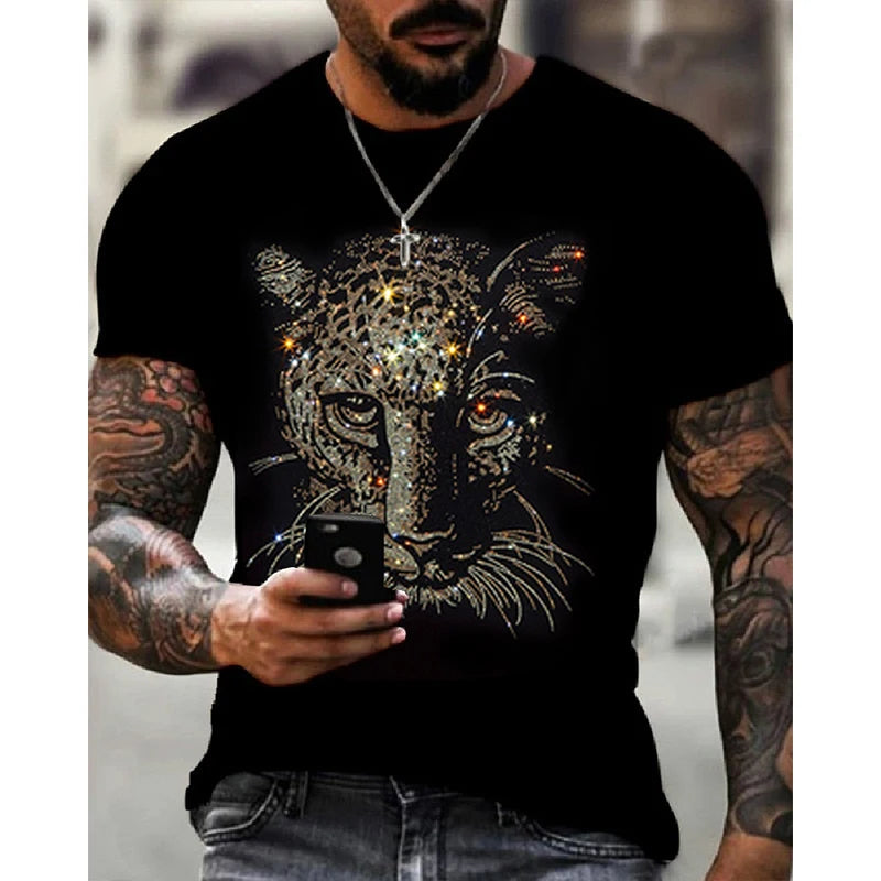 Leopard Hot Drill Men Tee