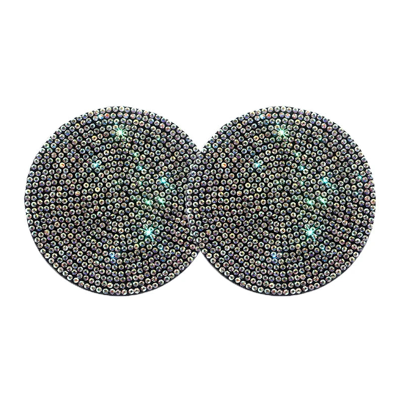 Shining Diamond Car Coaster Water Cup Slot Non-Slip Mat