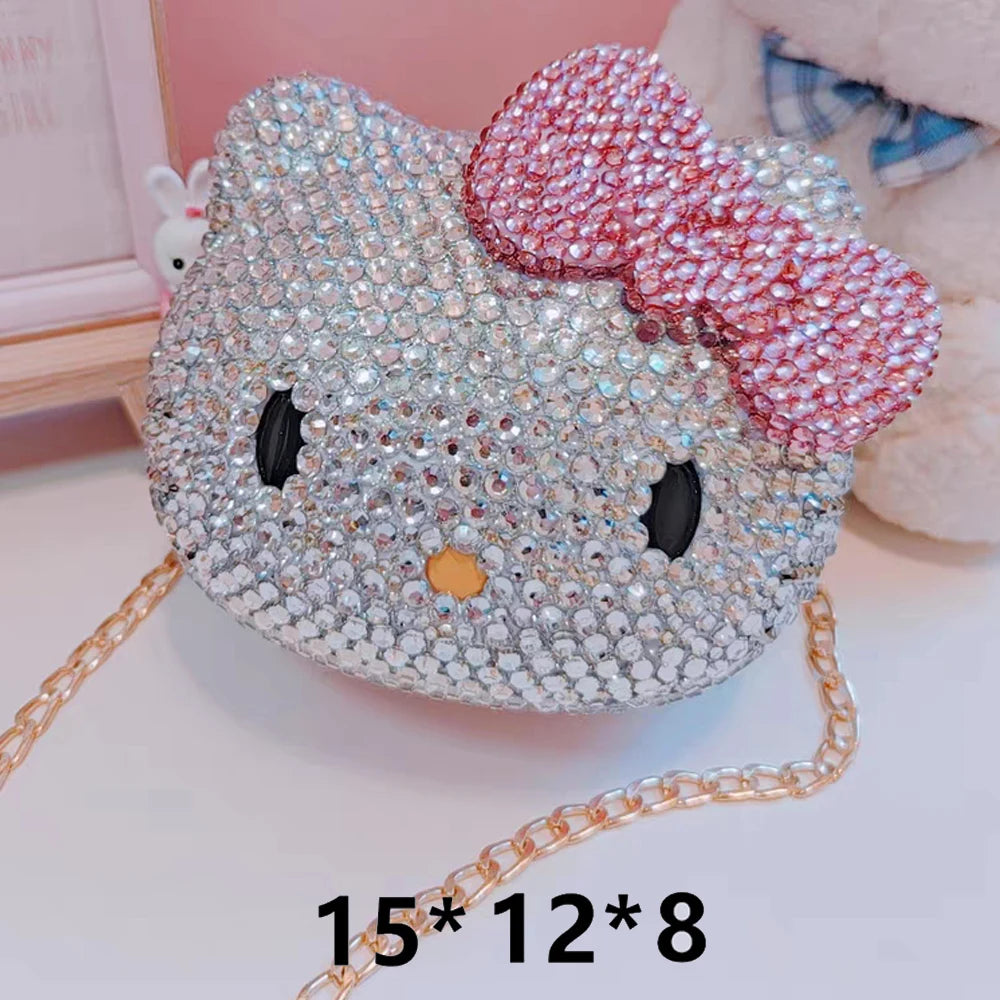 Rhinestones Hello Kitty Bag