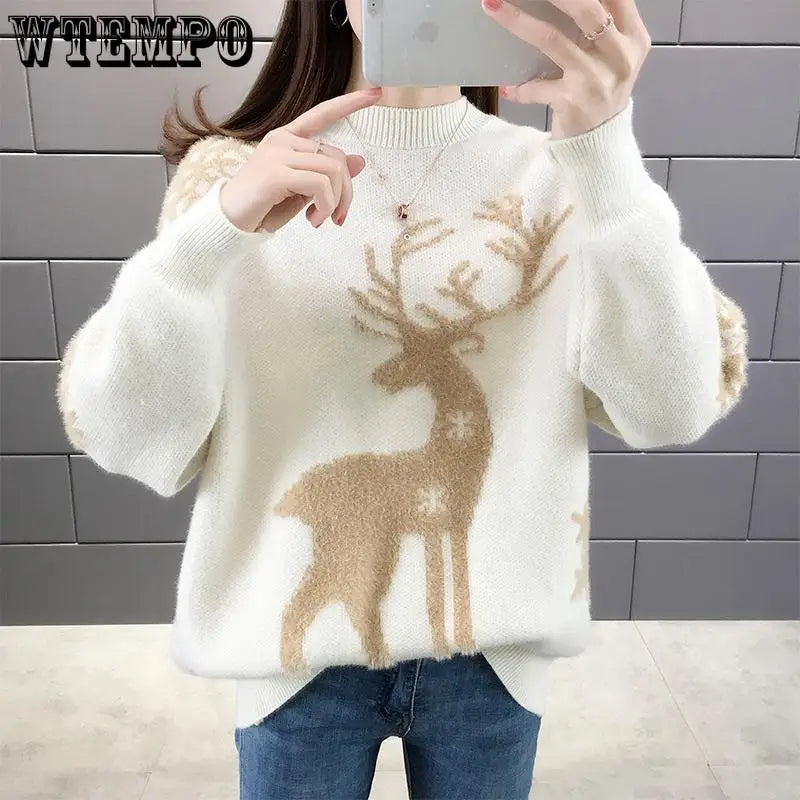 Christmas Loose Knitted Sweaters