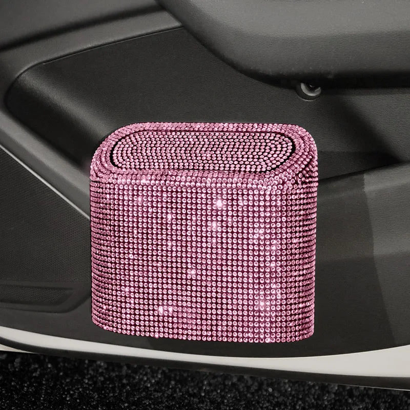 Bling Rhinestone Garbage Grabber or Storage Box