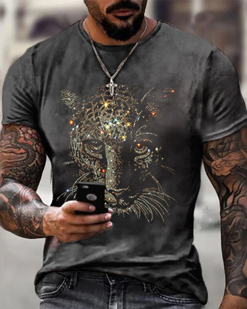 Leopard Hot Drill Men Tee