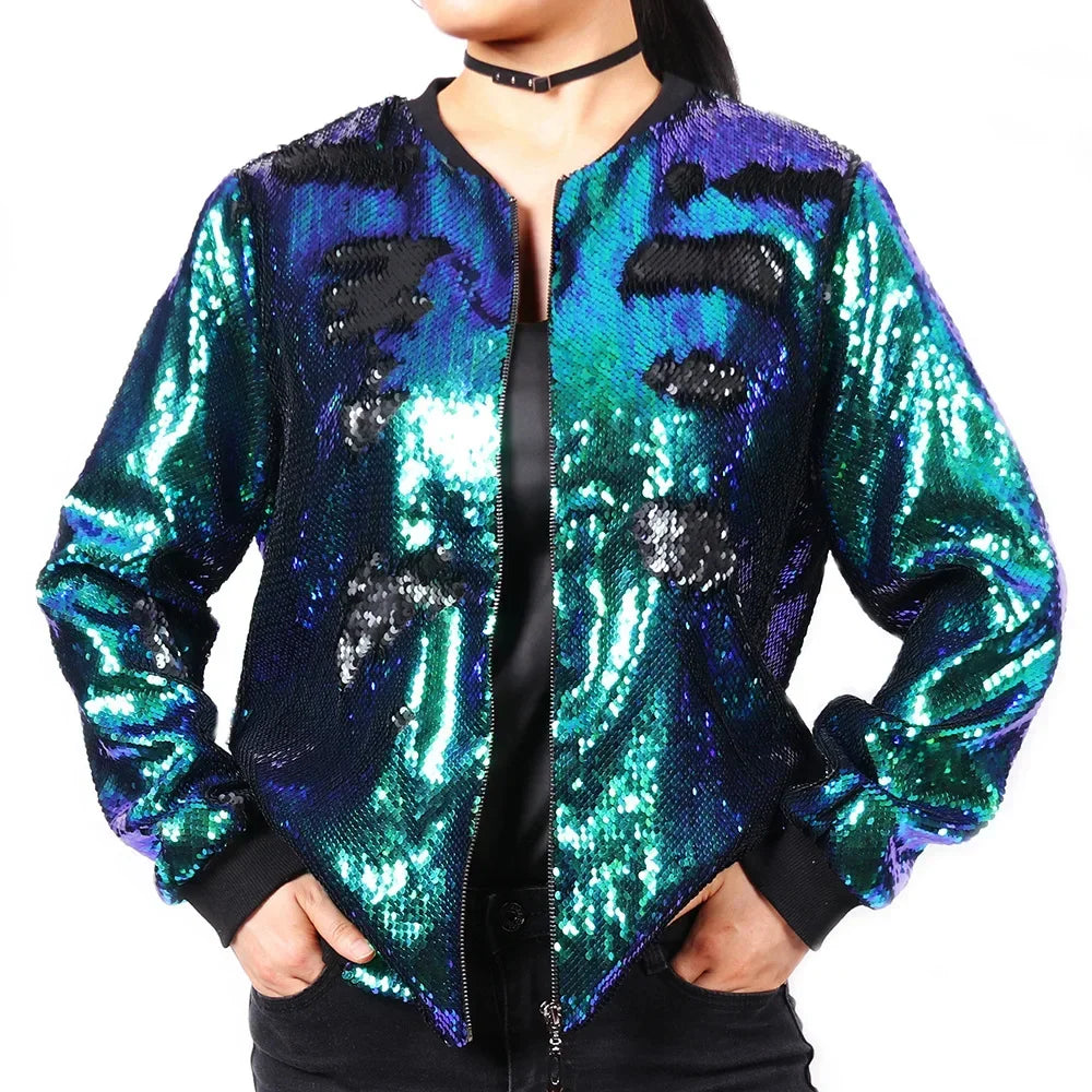 Vintage Bling Baseball Jacket