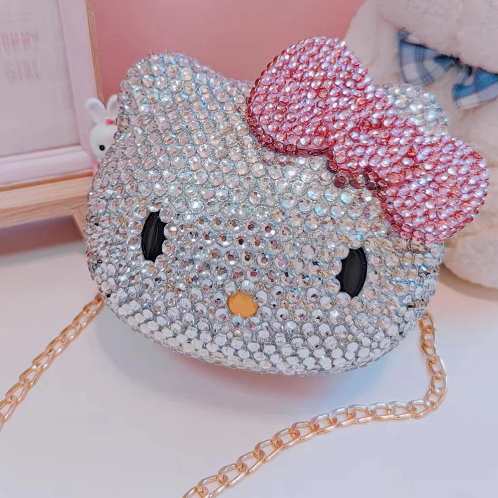 Rhinestones Hello Kitty Bag