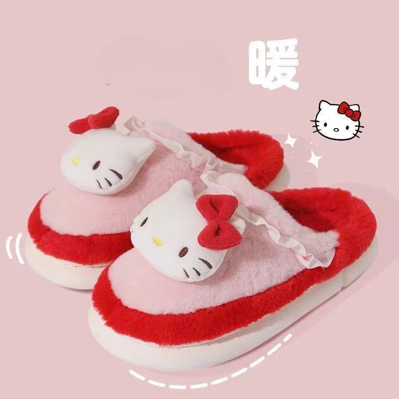 Sanrio  Hello Kitty and Friends Kuromi Cotton Slippers