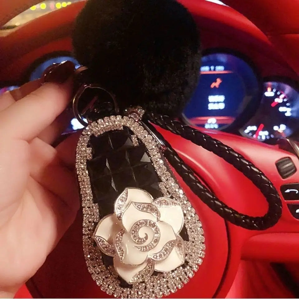 Universal Rhinestone Car Key Bag