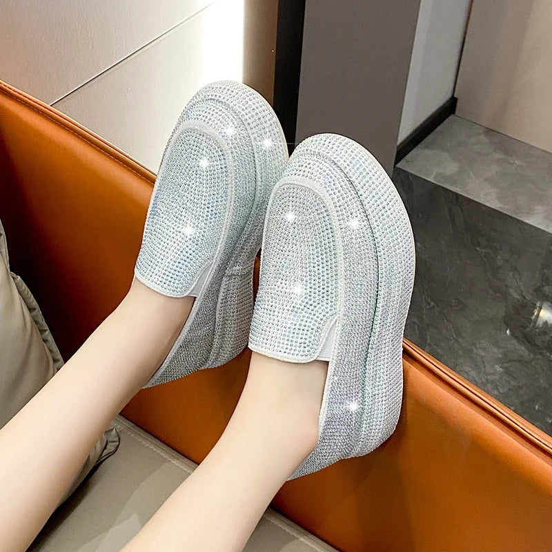 Bling Versatile Sponge Cake Thick Loafer