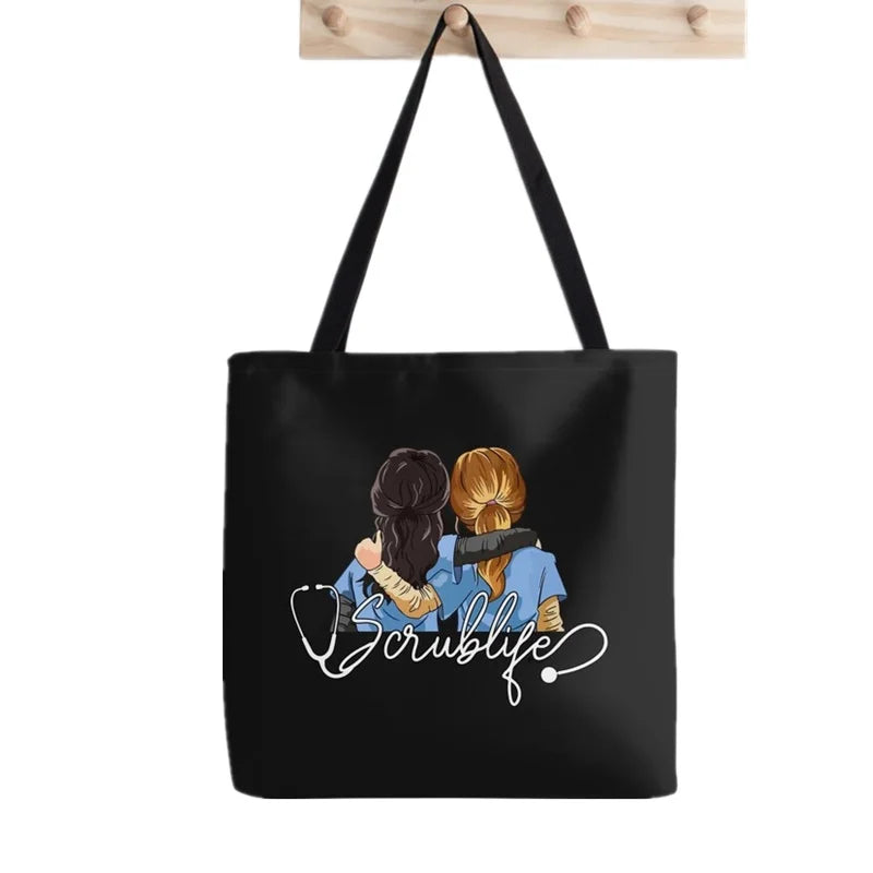 Nurses Cute Shopping Canvas Bag