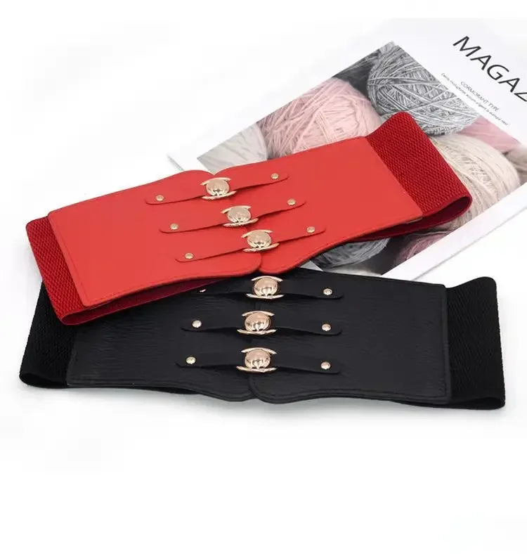 3 Strap Elastic Wide Corset Belts