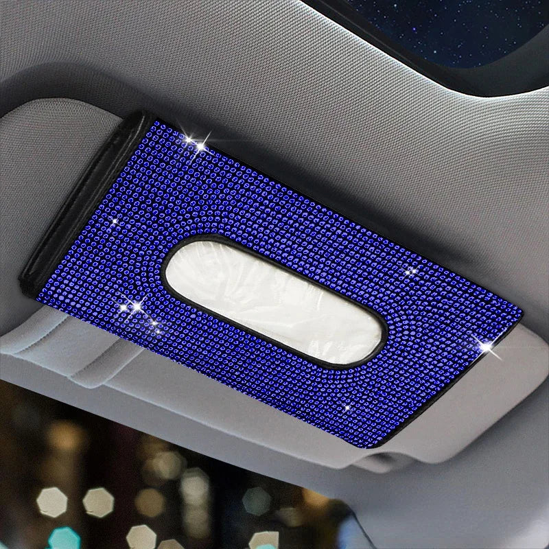 Bling Car Sun Visor Tissue Box Holder