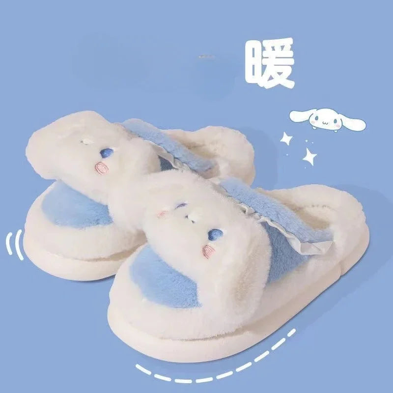 Sanrio  Hello Kitty and Friends Kuromi Cotton Slippers